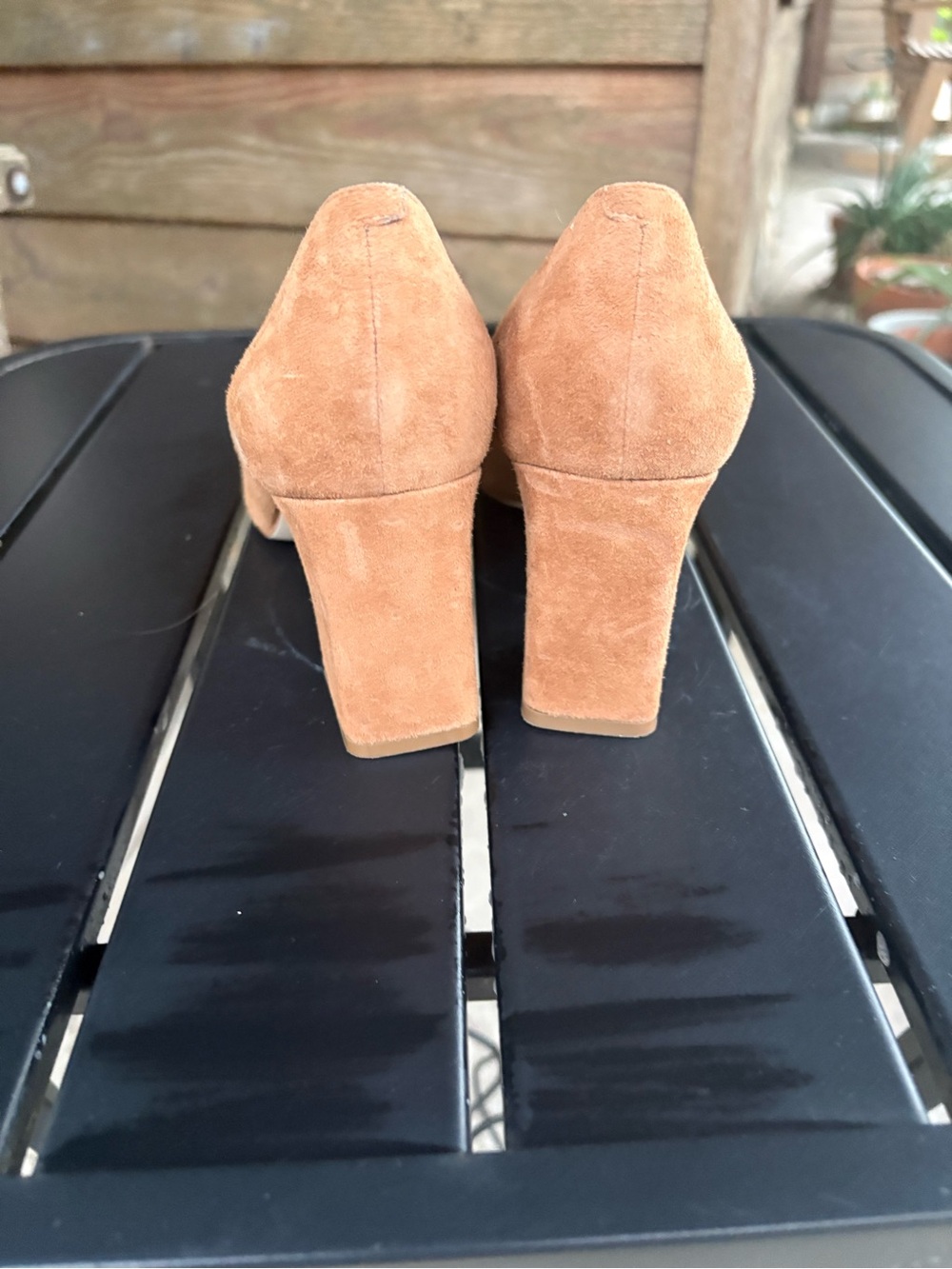 Marc Fisher Suede Pointed-Toe Pumps in Tan Suede - Picture 2 of 3